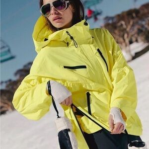 Women's FP Movement Peak to Peak Ski Jacket XS Yellow new!